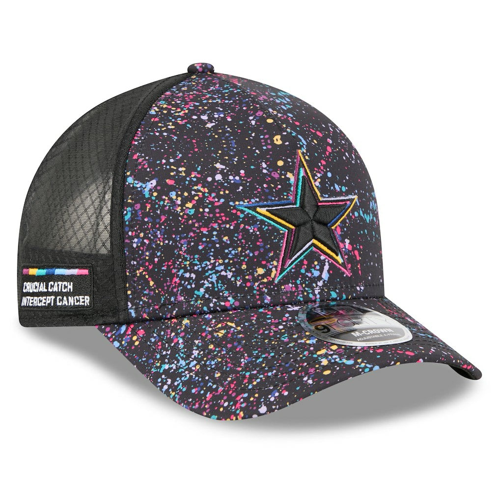 Dallas Cowboys New Era 2025 NFL Crucial Catch 9FORTY Adjustable Hat Black - NFL