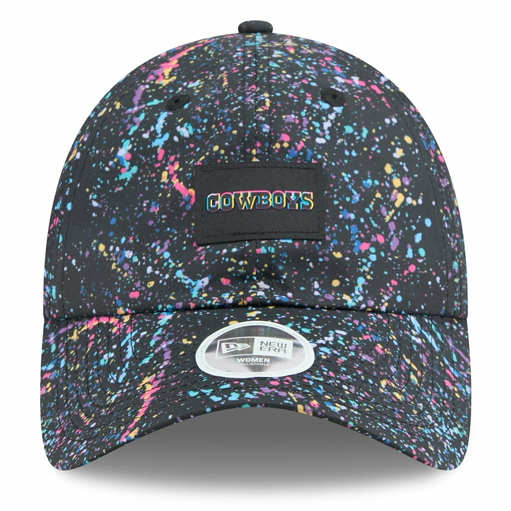 Dallas Cowboys New Era Women's 2025 NFL Crucial Catch Pony Tail Adjustable Hat Black - NFL