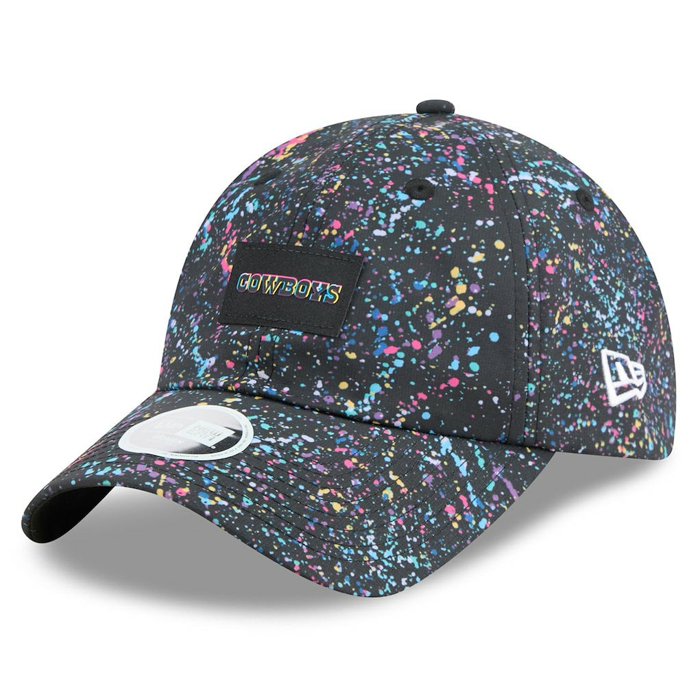 Dallas Cowboys New Era Women's 2025 NFL Crucial Catch Pony Tail Adjustable Hat Black - NFL