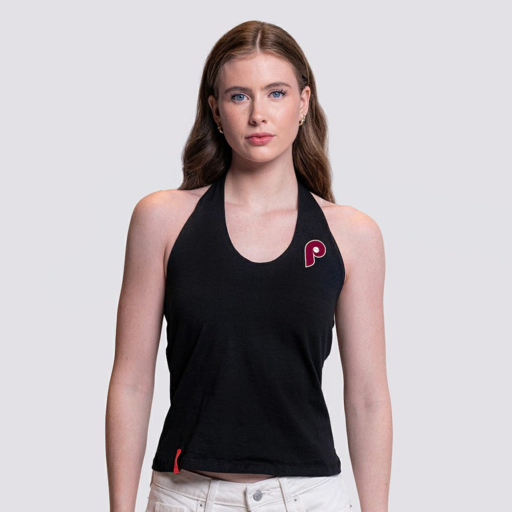 Philadelphia Phillies Lusso Women's Noelle V-Neck Tank Top On Sale