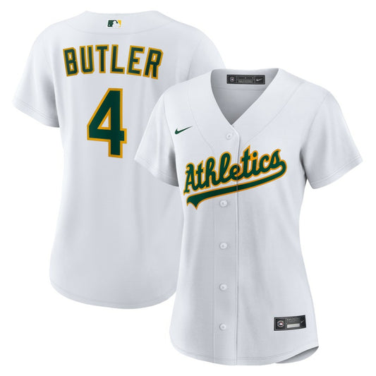 Lawrence Butler Athletics Nike Women's Home Replica Jersey - White | MLB Jerseys