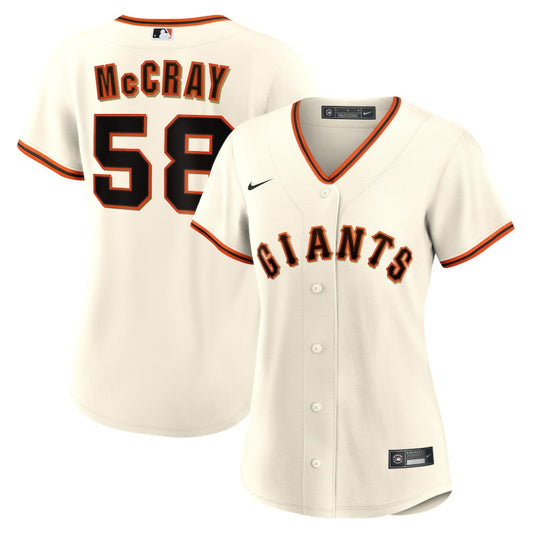 Grant McCray San Francisco Giants Nike Women's Home Replica Jersey - Cream | MLB Jerseys