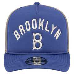 Los Angeles Dodgers New Era Vintage Arched Foam Front 9FIFTY A-Frame Adjustable Trucker Hat Online