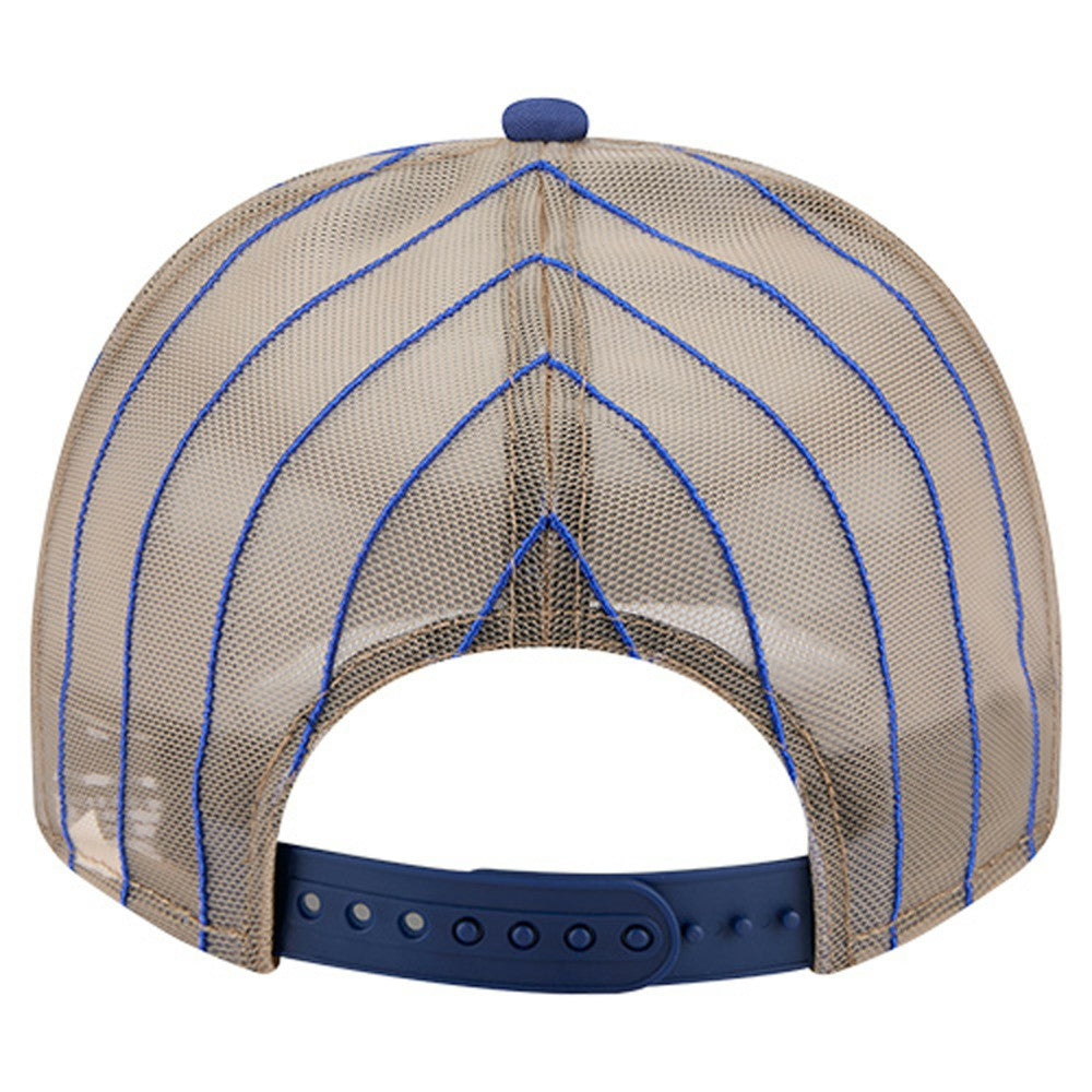 Los Angeles Dodgers New Era Vintage Arched Foam Front 9FIFTY A-Frame Adjustable Trucker Hat Online