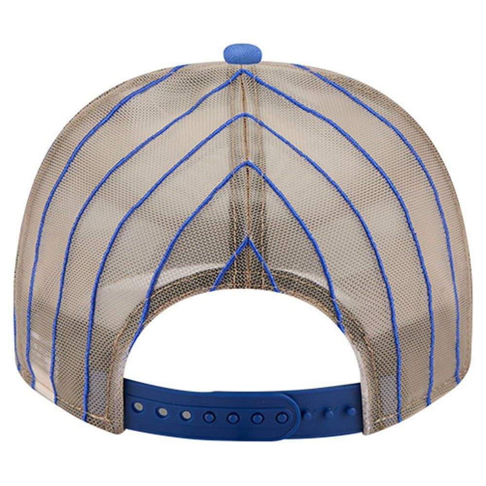 Atlanta Braves New Era Vintage Arched Foam Front 9FIFTY A-Frame Adjustable Trucker Hat Lifestyle