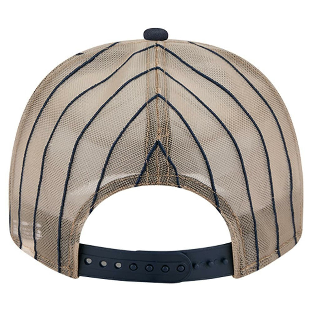 Detroit Tigers New Era Vintage Arched Foam Front 9FIFTY A-Frame Adjustable Trucker Hat discount