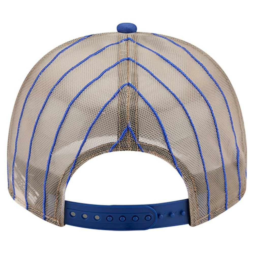 New York Mets New Era Vintage Arched Foam Front 9FIFTY A-Frame Adjustable Trucker Hat discount