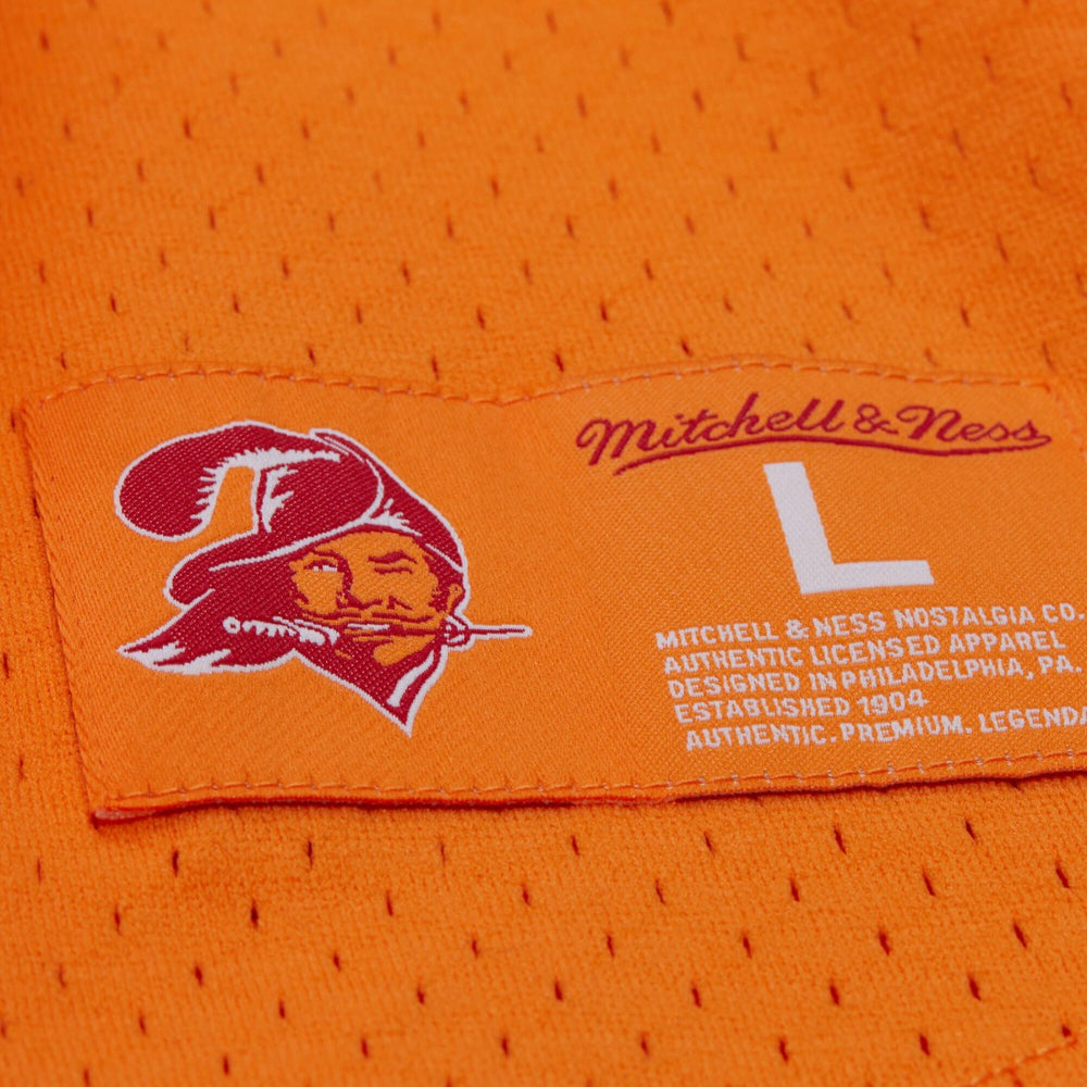 Warren Sapp Tampa Bay Buccaneers Retired Player Name & Number Mesh Top Orange - Mitchell & Ness
