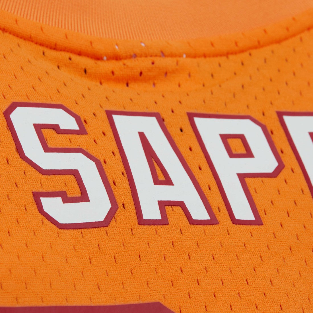 Warren Sapp Tampa Bay Buccaneers Retired Player Name & Number Mesh Top Orange - Mitchell & Ness
