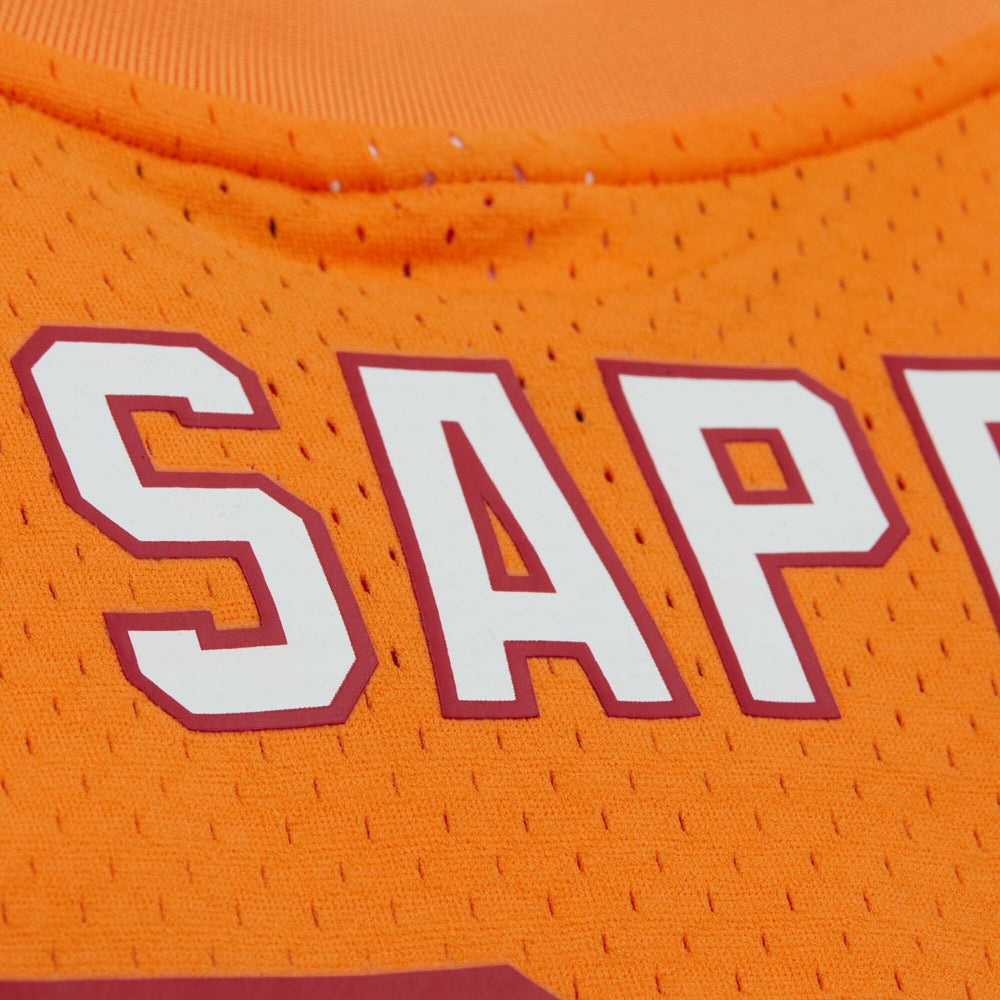 Warren Sapp Tampa Bay Buccaneers Retired Player Name & Number Mesh Top Orange - Mitchell & Ness