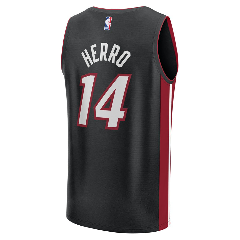Fanatics - Tyler Herro Miami Heat Youth Fast Break Replica Player Jersey - Black - Icon Edition