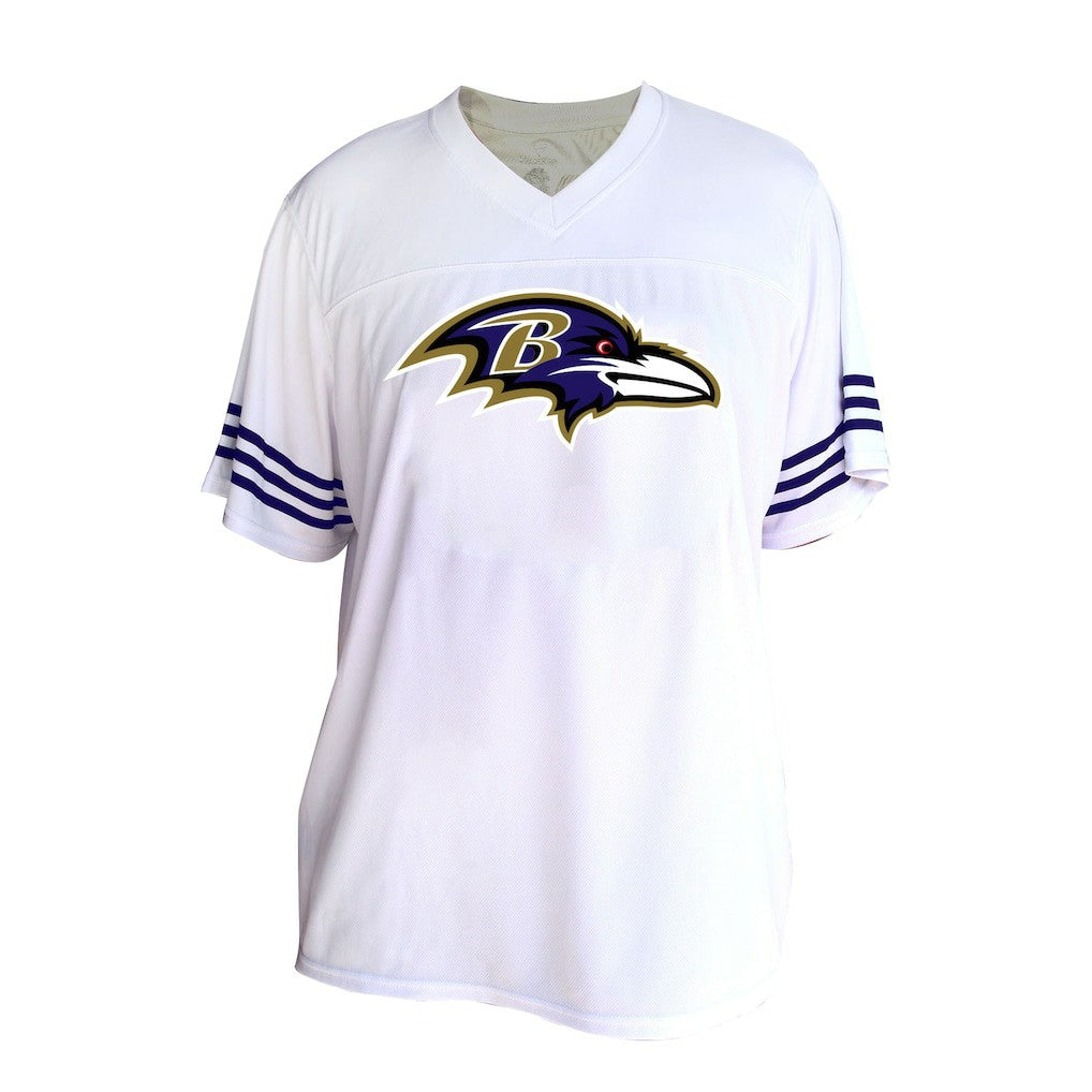 Lamar Jackson Baltimore Ravens Women's Plus Size Fashion Jersey White - Fanatics