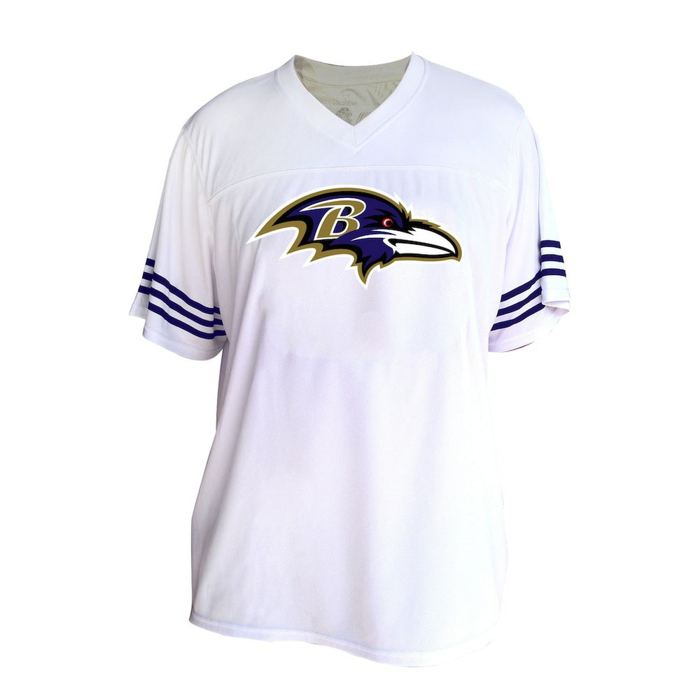 Lamar Jackson Baltimore Ravens Women's Plus Size Fashion Jersey White - Fanatics