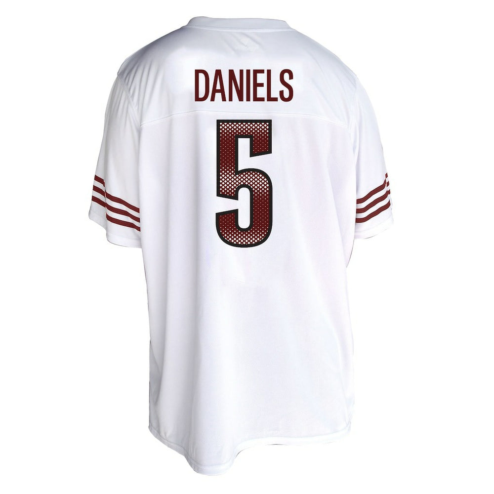Jayden Daniels Washington Commanders Women's Plus Size Fashion Jersey White - Fanatics