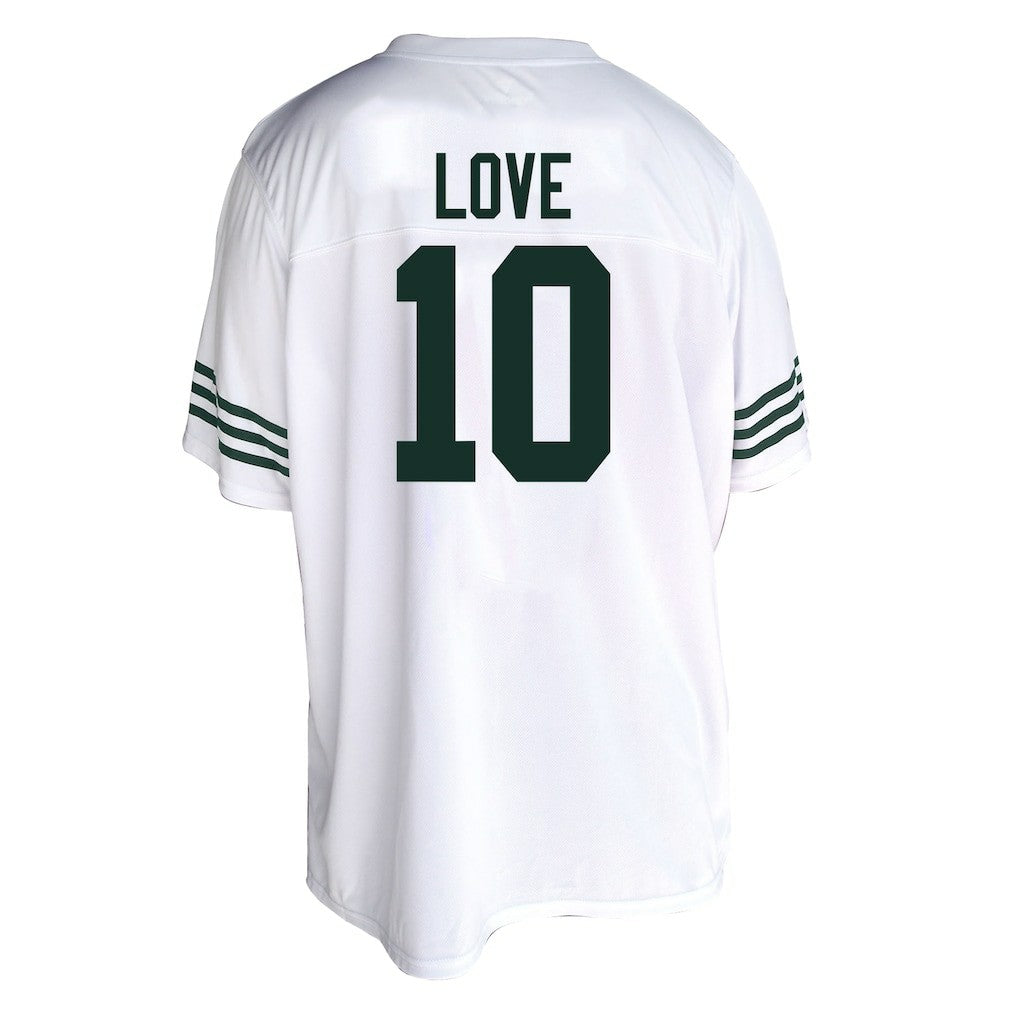 Jordan Love Green Bay Packers Women's Plus Size Fashion Jersey White - Fanatics