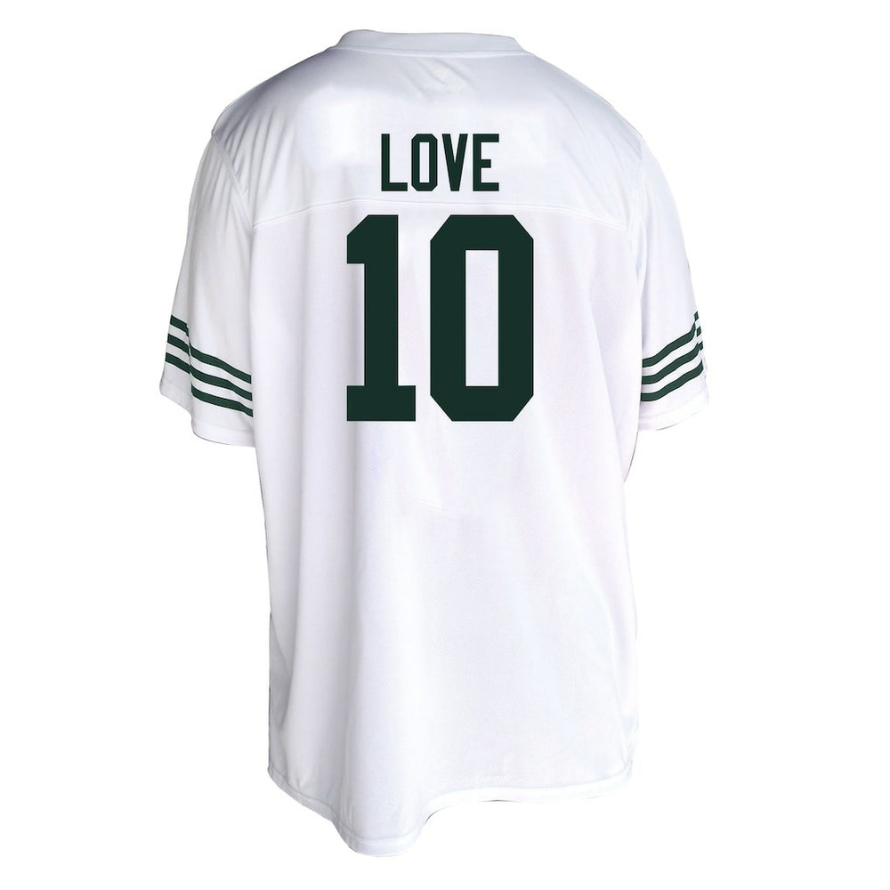 Jordan Love Green Bay Packers Women's Plus Size Fashion Jersey White - Fanatics