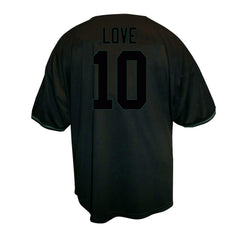 Jordan Love Green Bay Packers Big & Tall Baseball Button-Up Shirt Black - Fanatics