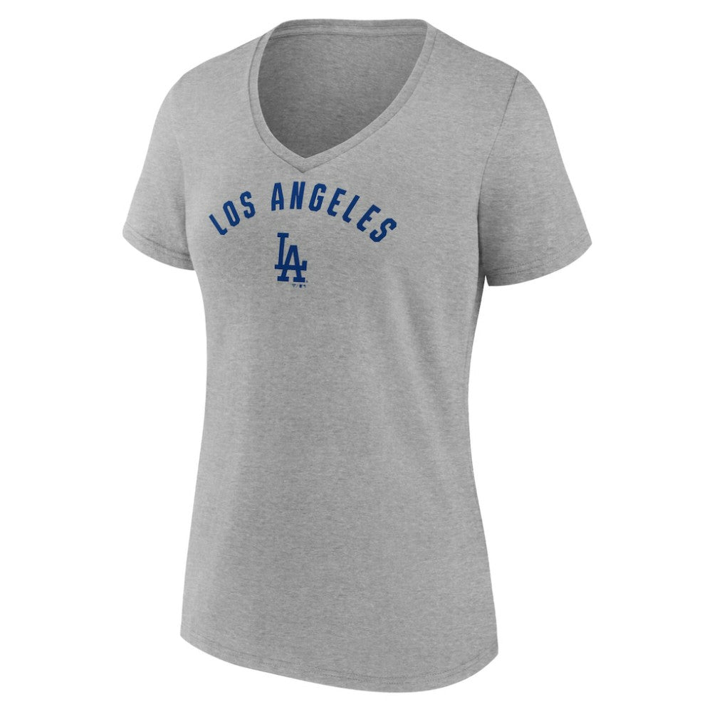 Los Angeles Dodgers Fanatics Women's V-Neck T-Shirt for sale