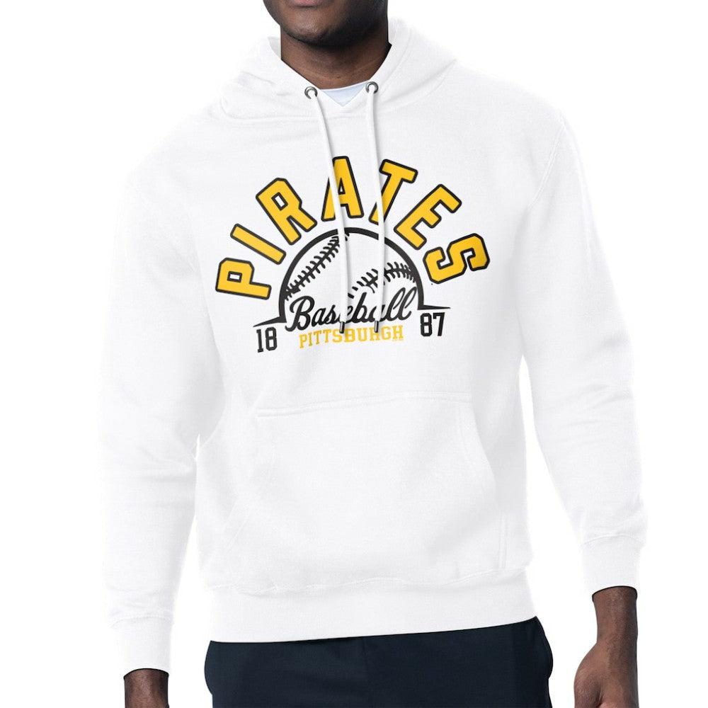 Pittsburgh Pirates Starter Half Ball Team Graphic Pullover Hoodie Near Me