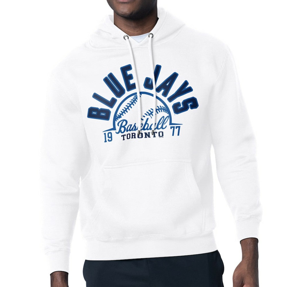 Toronto Blue Jays Starter Half Ball Team Graphic Pullover Hoodie On Sale