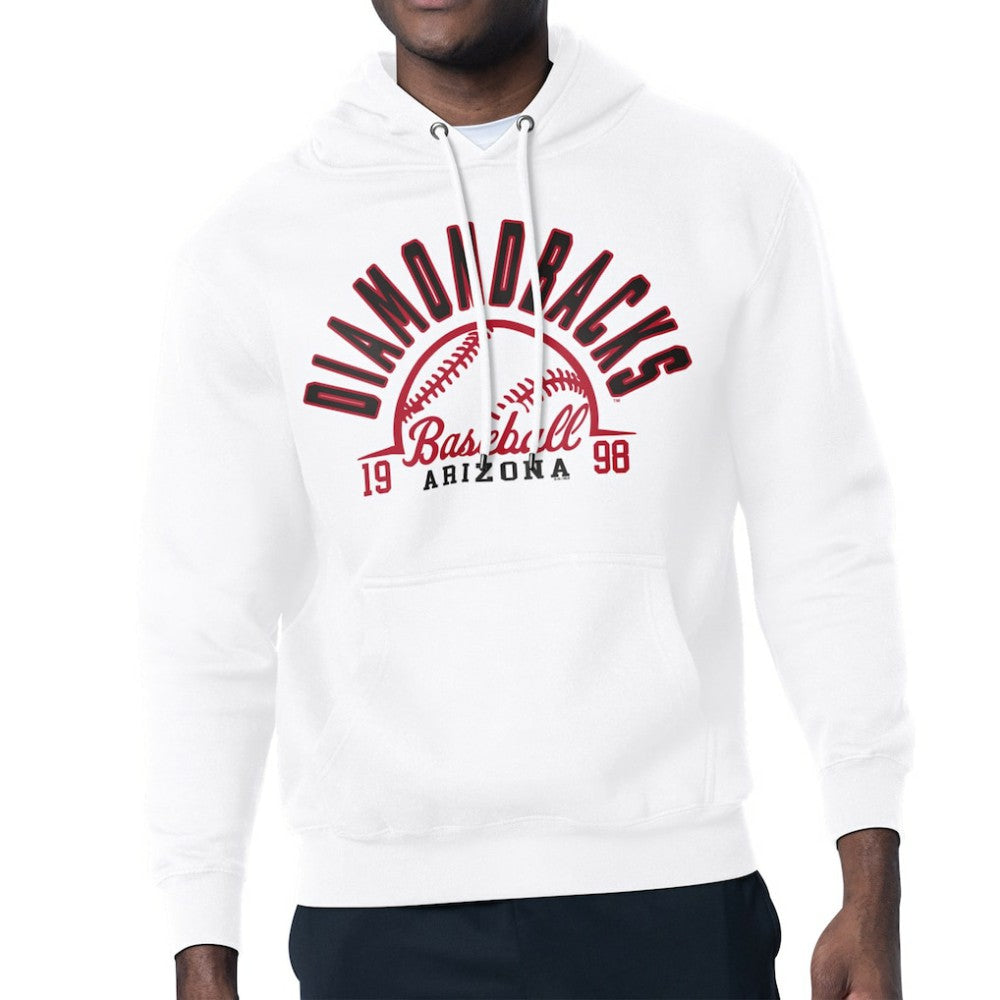 Arizona Diamondbacks Starter Half Ball Team Graphic Pullover Hoodie On Sale