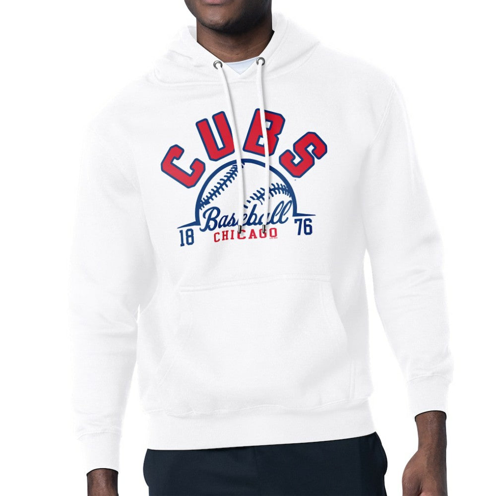 Chicago Cubs Starter Half Ball Team Graphic Pullover Hoodie Lifestyle