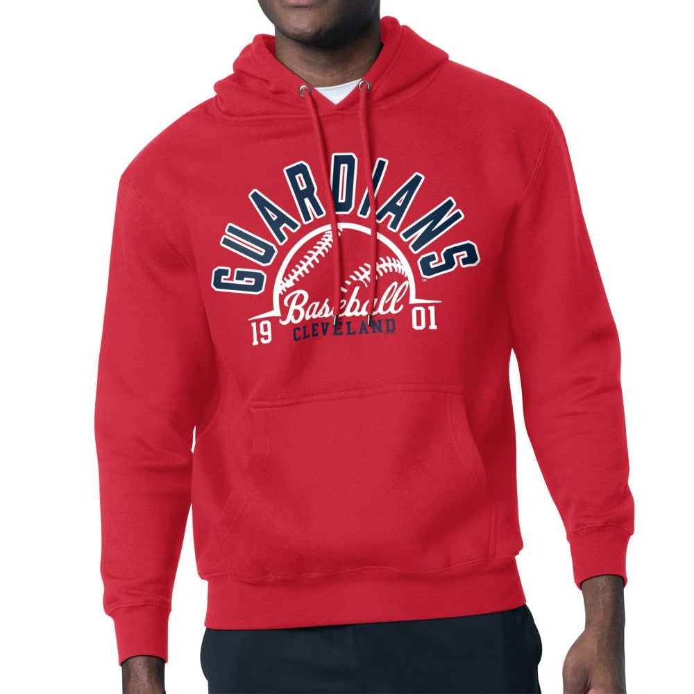 Cleveland Guardians Starter Half Ball Team Graphic Pullover Hoodie Clearance