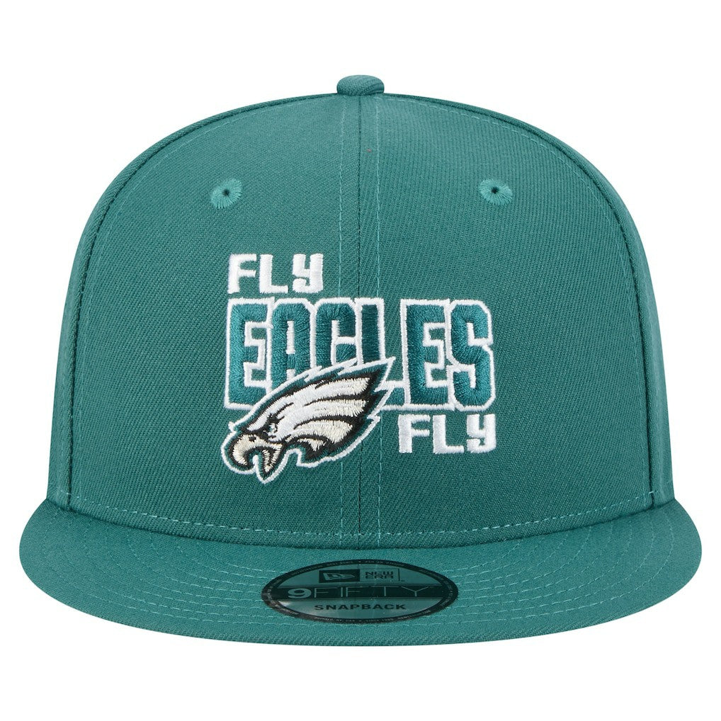 Philadelphia Eagles New Era Super Bowl LIX Champions Side Patch 9FIFTY Snapback Hat Midnight Green - NFL
