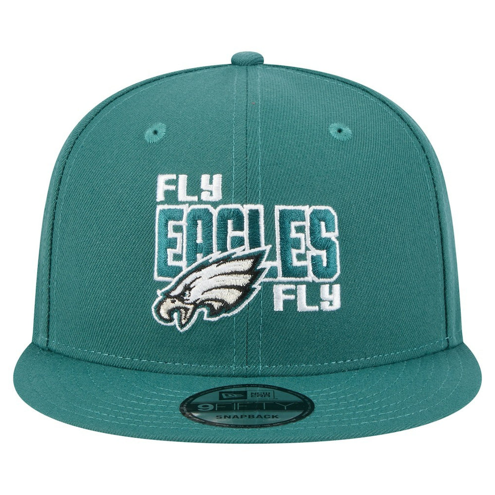 Philadelphia Eagles New Era Super Bowl LIX Champions Side Patch 9FIFTY Snapback Hat Midnight Green - NFL