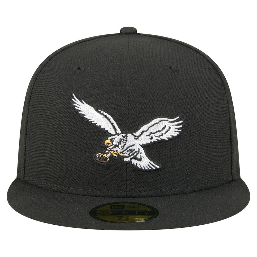 Philadelphia Eagles New Era Super Bowl LIX Champions Historic Side Patch 59FIFTY Fitted Hat Black - NFL