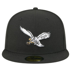 Philadelphia Eagles New Era Super Bowl LIX Champions Historic Side Patch 59FIFTY Fitted Hat Black - NFL
