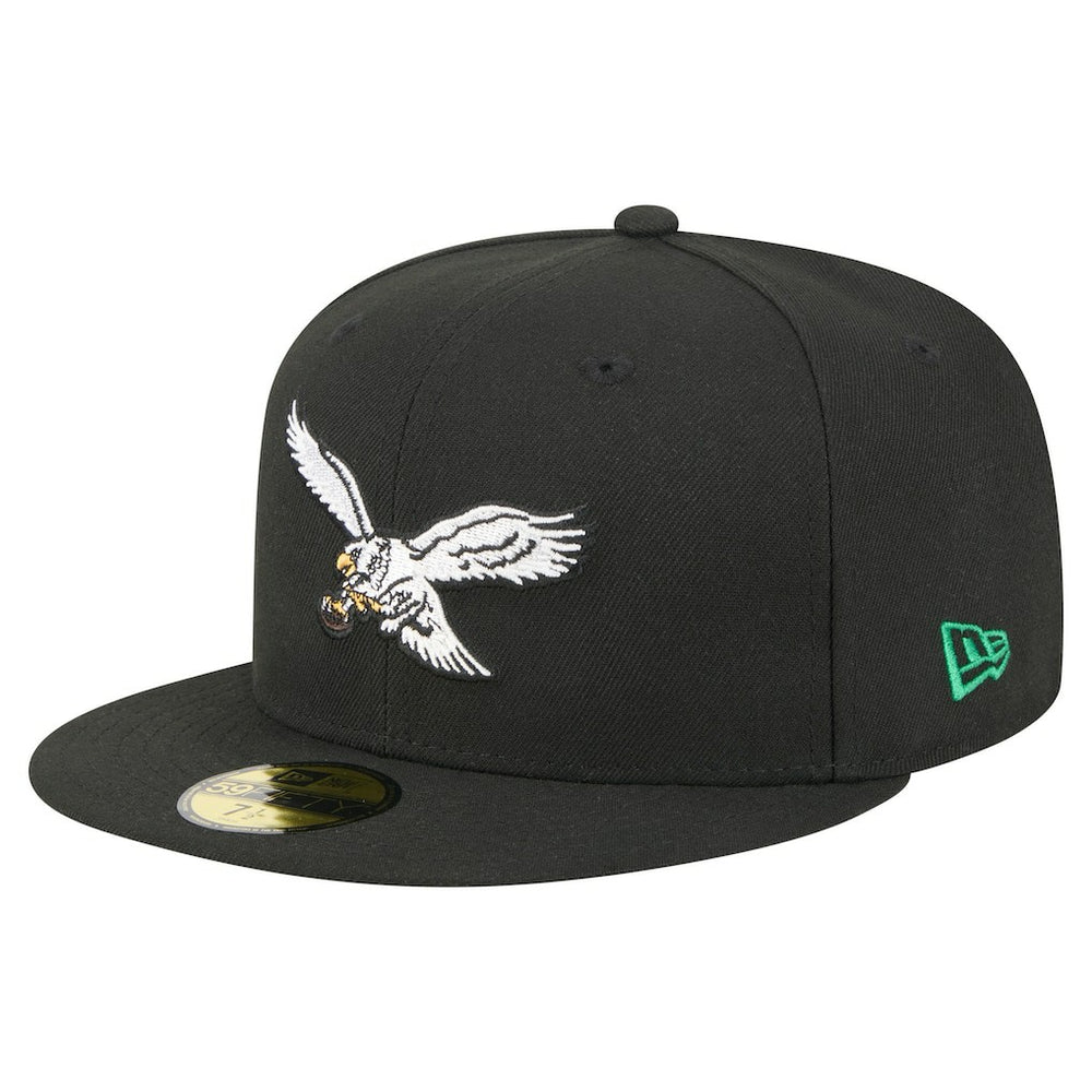 Philadelphia Eagles New Era Super Bowl LIX Champions Historic Side Patch 59FIFTY Fitted Hat Black - NFL