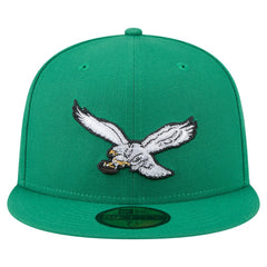 Philadelphia Eagles New Era Super Bowl LIX Champions Historic Side Patch 59FIFTY Fitted Hat Kelly Green - NFL