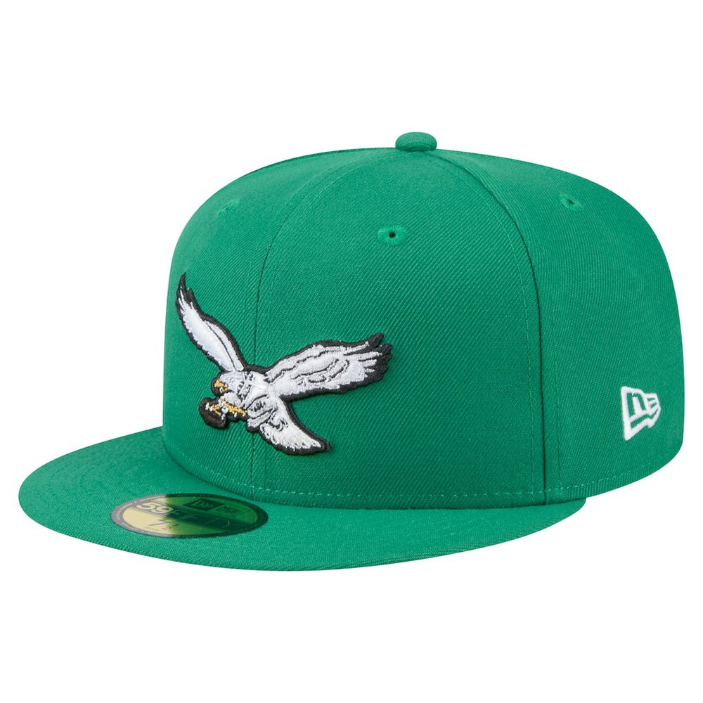 Philadelphia Eagles New Era Super Bowl LIX Champions Historic Side Patch 59FIFTY Fitted Hat Kelly Green - NFL