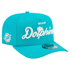 Miami Dolphins New Era Local Play A-Frame 9FIFTY Snapback Hat Aqua - NFL
