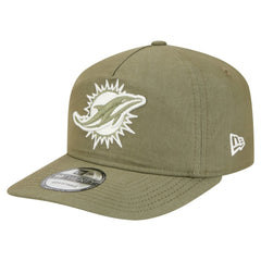 Miami Dolphins New Era Nylon 19TWENTY Adjustable Hat Olive - NFL