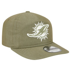 Miami Dolphins New Era Nylon 19TWENTY Adjustable Hat Olive - NFL