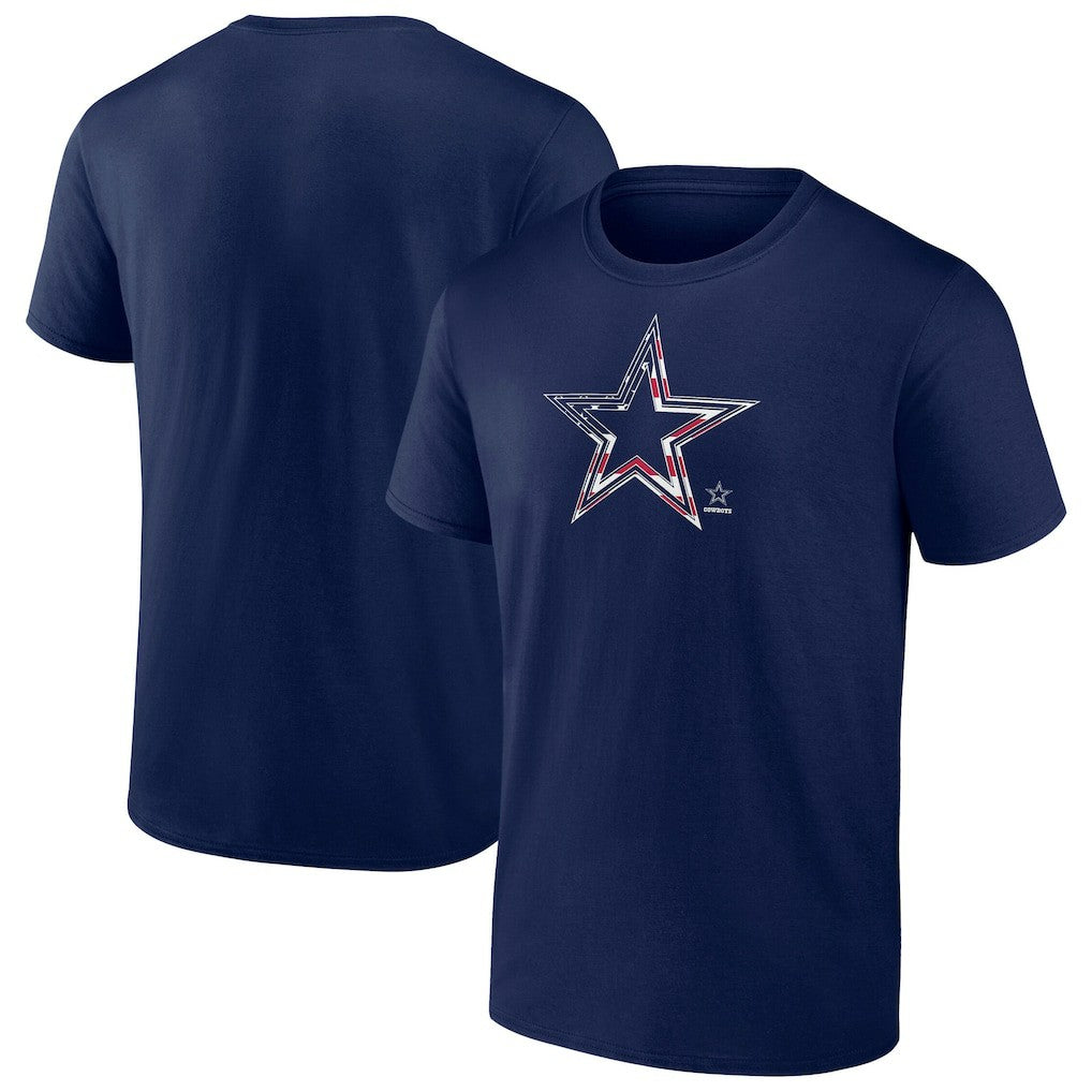 Dallas Cowboys Big & Tall Americana T-Shirt Navy - Fanatics