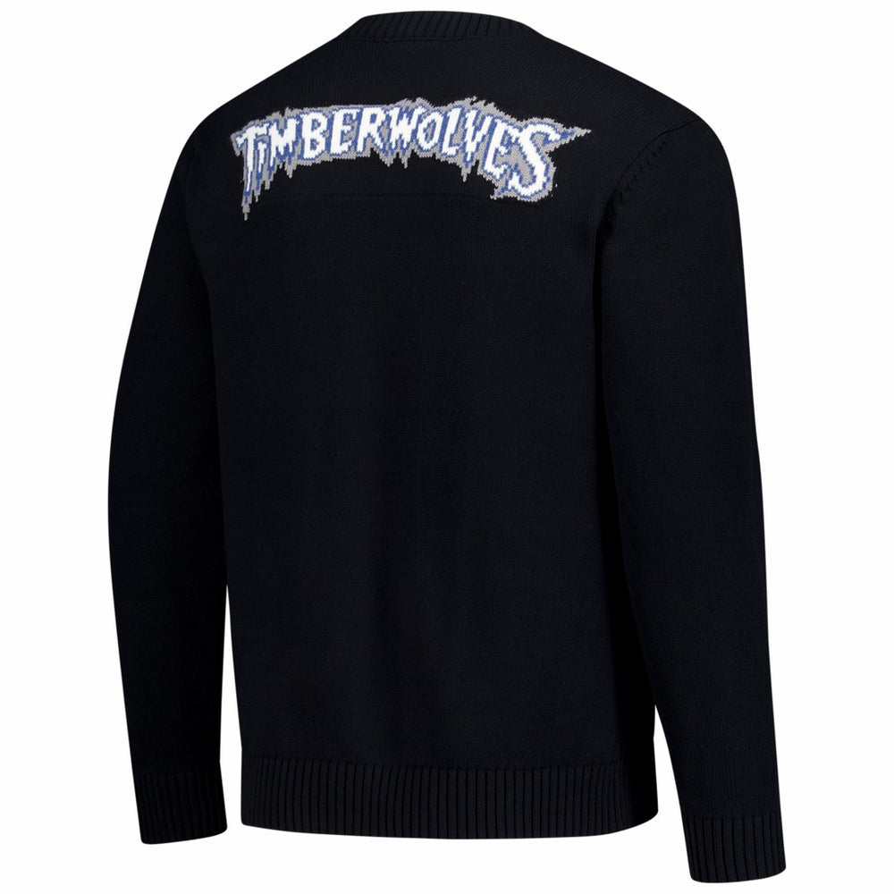 NBA - Minnesota Timberwolves The Wild Collective Unisex City Edition Full-Button Cardigan - Black