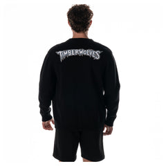 NBA - Minnesota Timberwolves The Wild Collective Unisex City Edition Full-Button Cardigan - Black