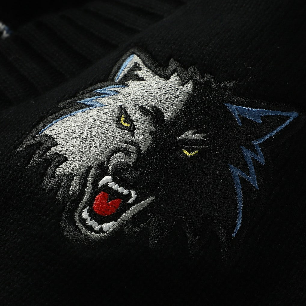 NBA - Minnesota Timberwolves The Wild Collective Unisex City Edition Full-Button Cardigan - Black