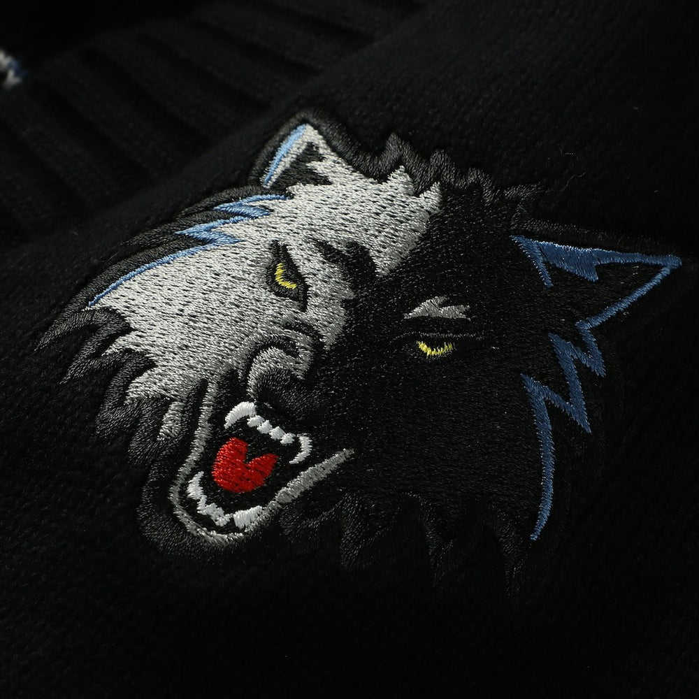 NBA - Minnesota Timberwolves The Wild Collective Unisex City Edition Full-Button Cardigan - Black
