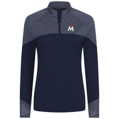 Minnesota Twins Levelwear Women's Classic Stripes Insignia 2.0 Raglan Quarter-Zip Top discount