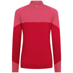 Cincinnati Reds Levelwear Women's Classic Stripes Insignia 2.0 Raglan Quarter-Zip Top On Sale