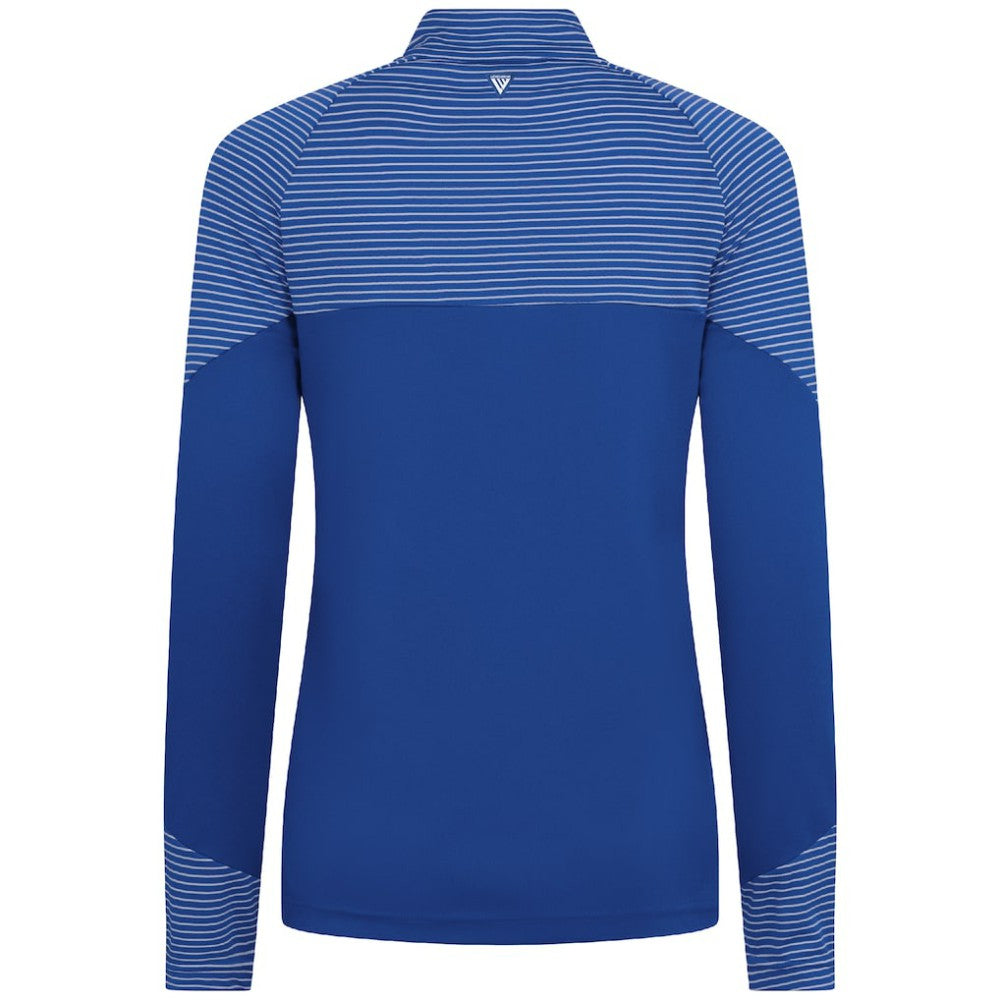 Los Angeles Dodgers Levelwear Women's Classic Stripes Insignia 2.0 Raglan Quarter-Zip Top discount
