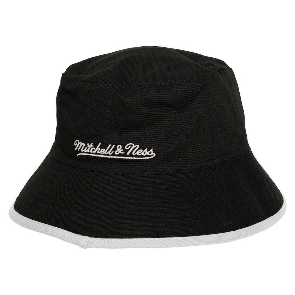 Mitchell & Ness - Golden State Warriors Flip It Reversible Bucket Hat - Black/Blue