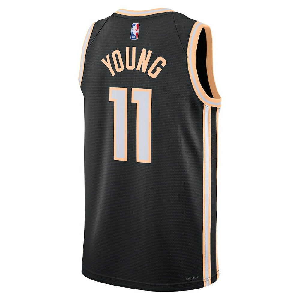 Nike - Trae Young Atlanta Hawks Unisex 2025/26 Swingman Jersey - Black - City Edition