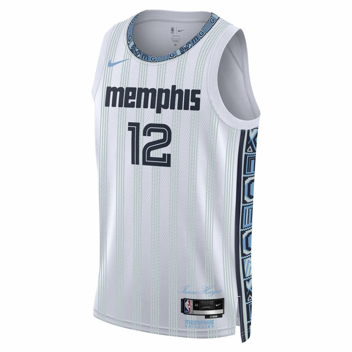 Nike - Ja Morant Memphis Grizzlies Unisex 2025/26 Swingman Jersey - White - City Edition