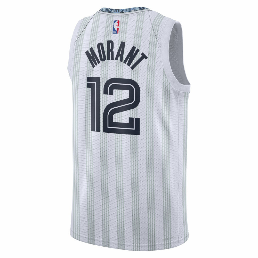 Nike - Ja Morant Memphis Grizzlies Unisex 2025/26 Swingman Jersey - White - City Edition