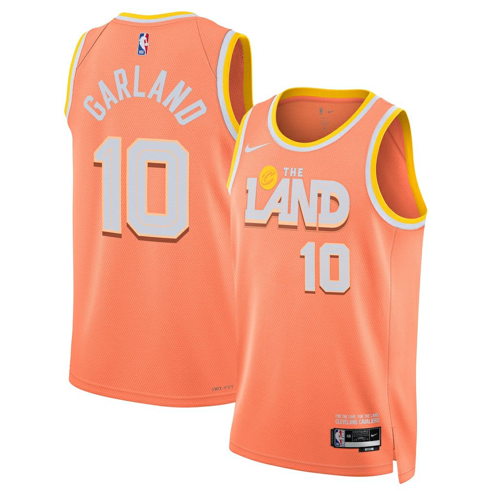 Nike - Darius Garland Cleveland Cavaliers Unisex 2025/26 Swingman Jersey - Orange - City Edition